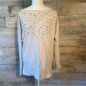 DKNY‎ women's cream coloured sweatshirt in  size x-small